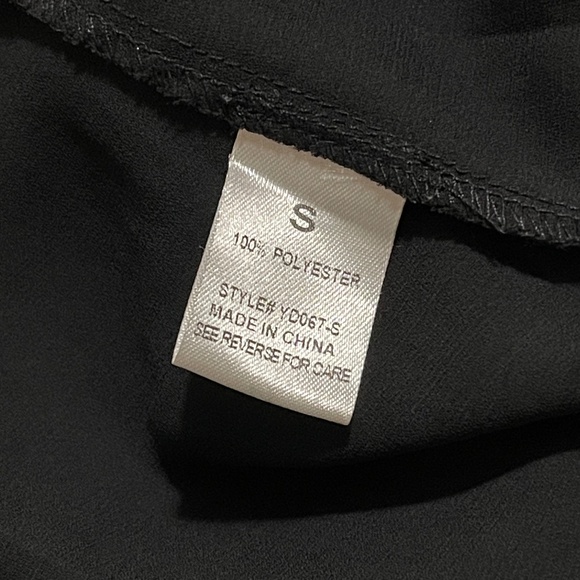 Little Black Mini Dress w/ Sweetheart Neckline and Ruffles Size Small - Picture 9 of 12